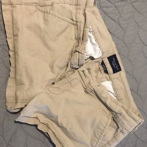 Size 10 khaki American eagle shorts